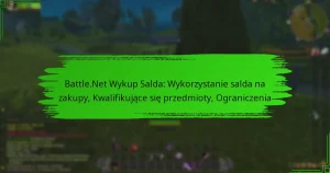Battle.Net Wykup Salda: Wykorzystanie salda na zakupy, Kwalifikujące się przedmioty, Ograniczenia