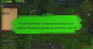 Punkt handlowy: Zarabianie miesięcznych nagród, Śledzenie postępów, Poziomy nagród