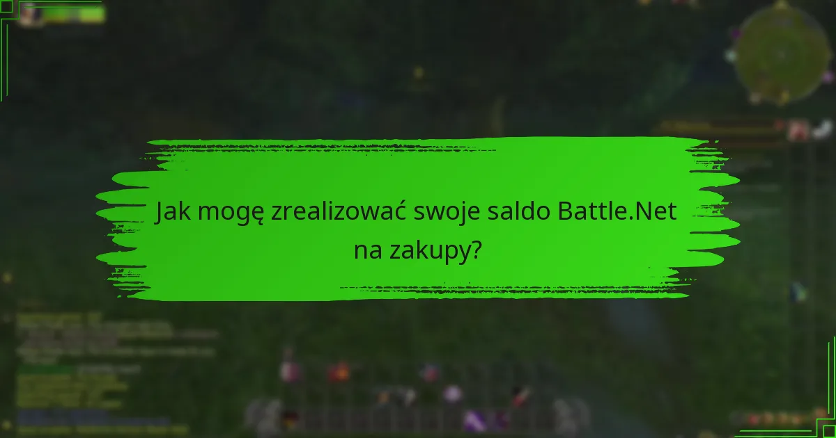 Jakie przedmioty mogę kupić za pomocą swojego salda Battle.Net?