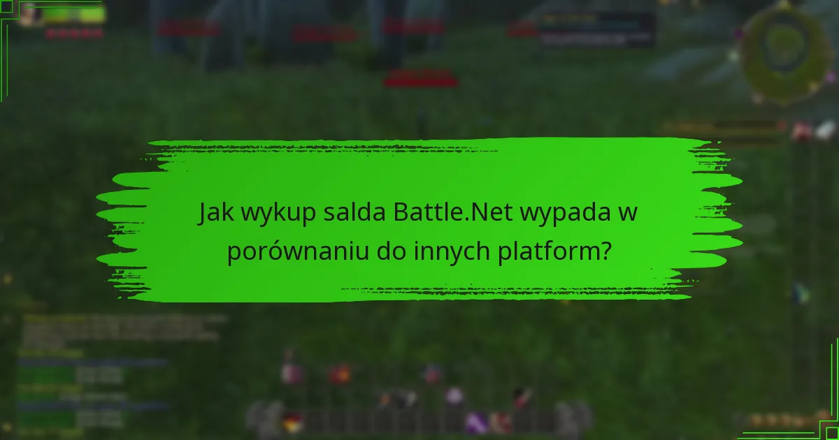 Jakie są doświadczenia społeczności z wykupem salda Battle.Net?